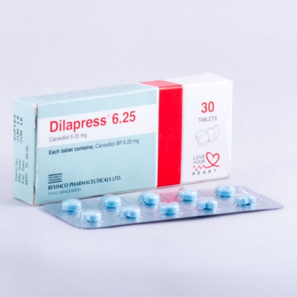 DILAPRESS 6.25mg Tab.